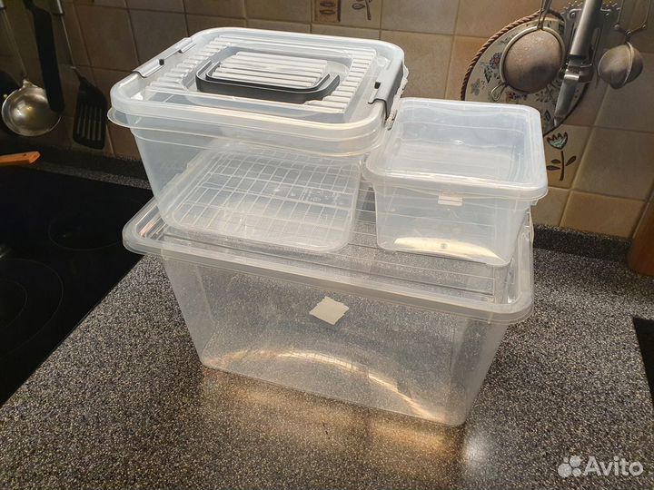 Террариумы пластмассовые (новый)