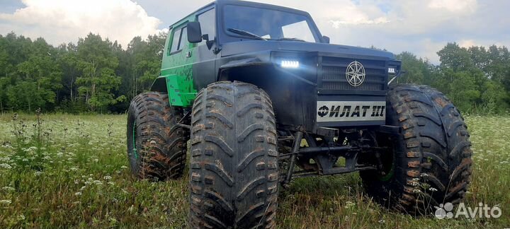 Вездеход болотоход на пневмо ходу