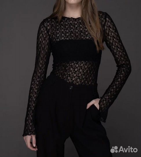 Лонгслив сетка