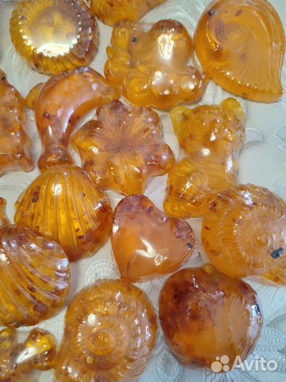 Мыло натуральное с Балтийским янтарём