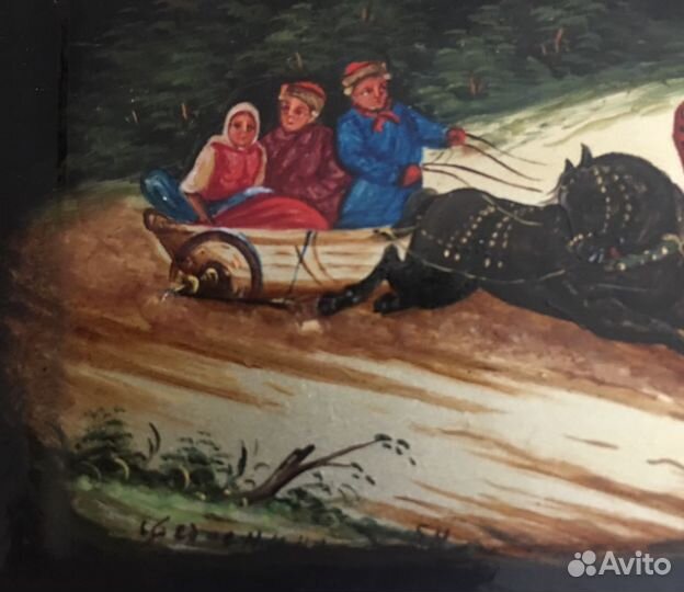 Шкатулки Федоскино, Палех