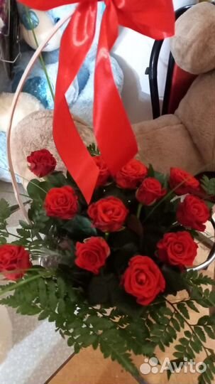 Корзина роз