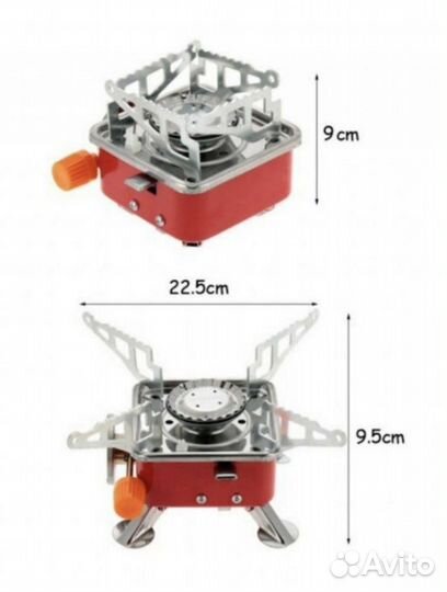 Горелка плитка Газовая мини плита