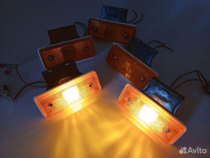 Боковые габаритные огни 12/24 (к-т 10 штук)