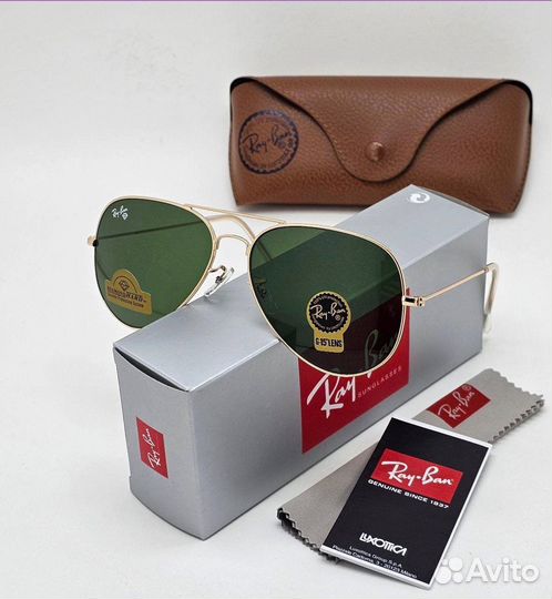 Ray ban очки 8 видов стекло premium