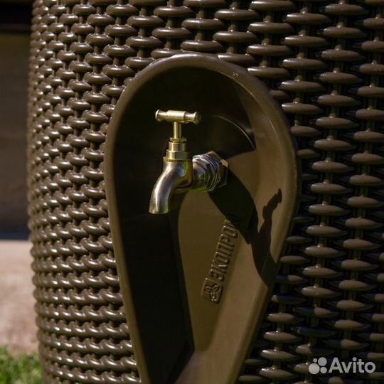 Емкость декоративная Country 300 л коричневая