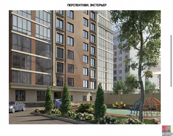 1-к. квартира, 52,3 м², 6/10 эт.