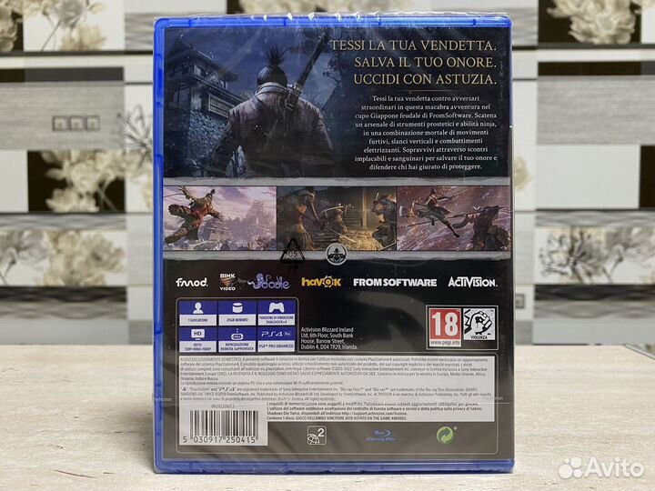 Sekiro Shadow Die Twice GoTY (Новый Диск) Sony PS4