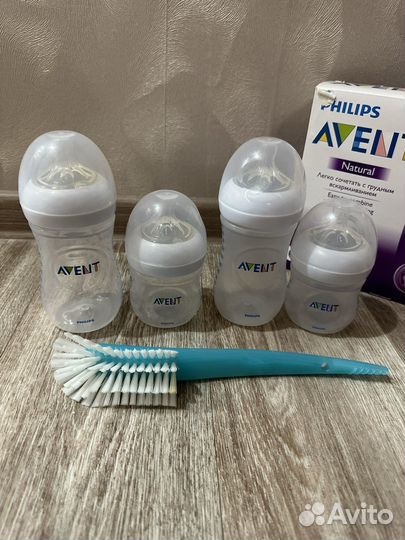 Бутылочки avent с антиколиковым клапаном
