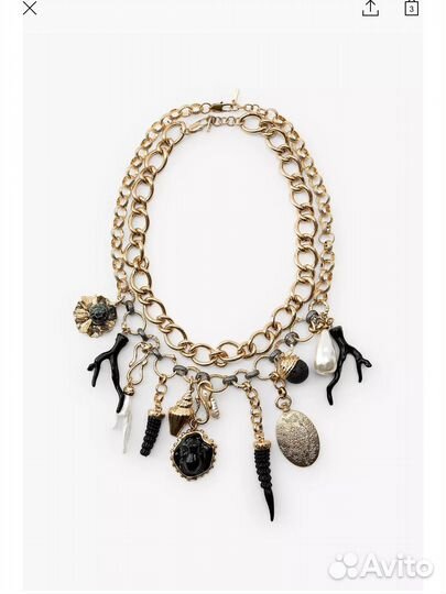 Двойное ожерелье zara новое из Испании
