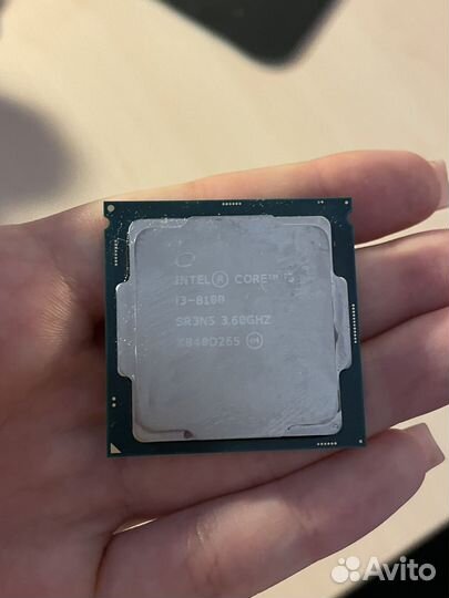 Процессор Intel core i3 8100 coffe lake LGA1151v2