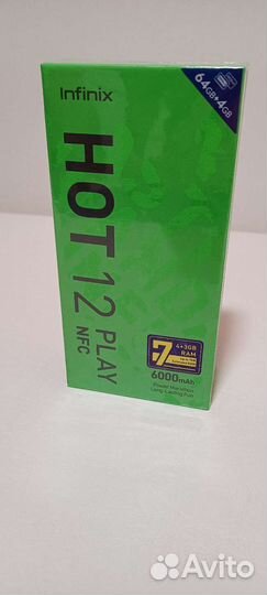 Смартфон Infinix HOT 12 play NFC 4/64GB