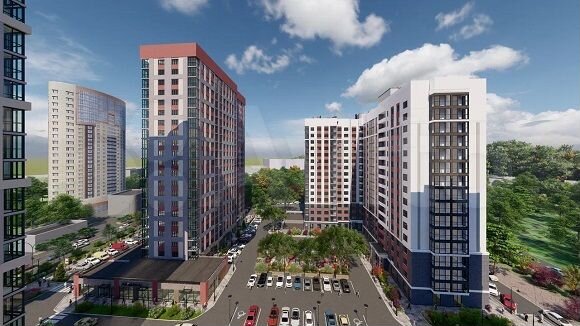 2-к. квартира, 68,6 м², 16/21 эт.