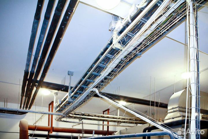 Электромонтажные работы промышленные