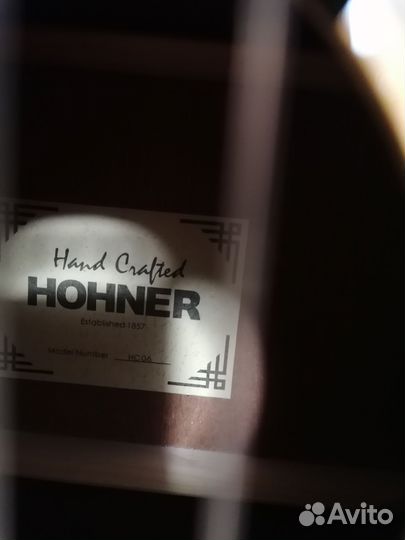 Классическая гитара hohner hc 06