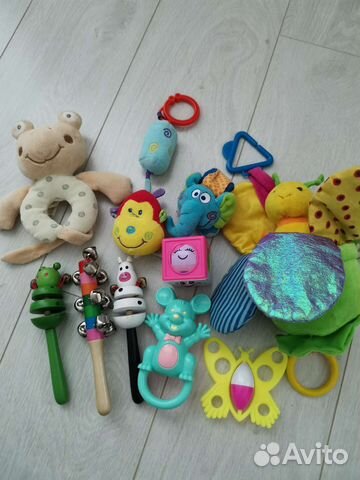 Игрушки погремушки пакетом