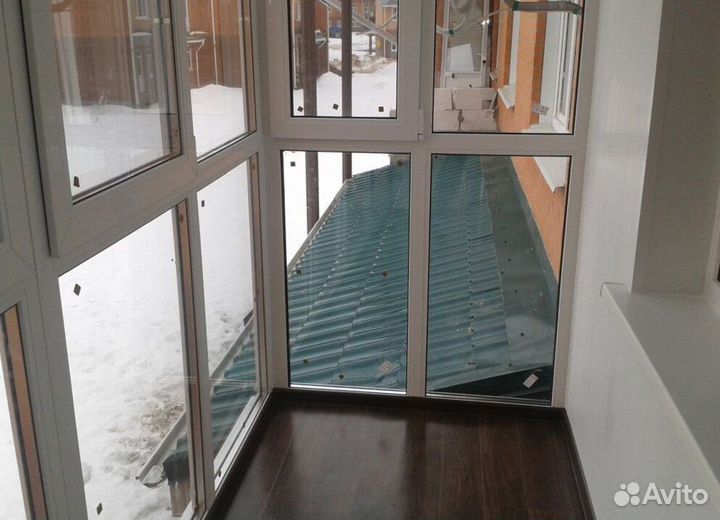 Остекление балконов и лоджий под ключ R8177