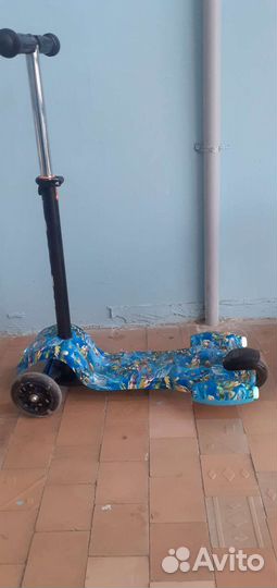 Самокат детский трехколесный бу