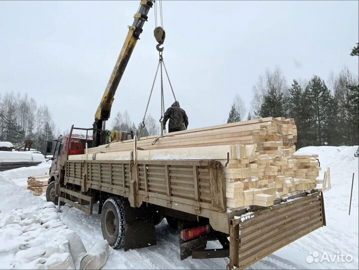 Доска обрезная любые размеры