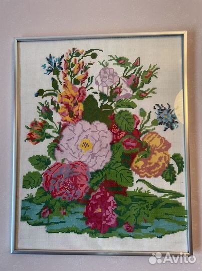 Картина вышитая крестом 40*50