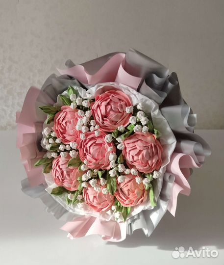 Зефир, букеты из зефирных цветов, корзины, коробки