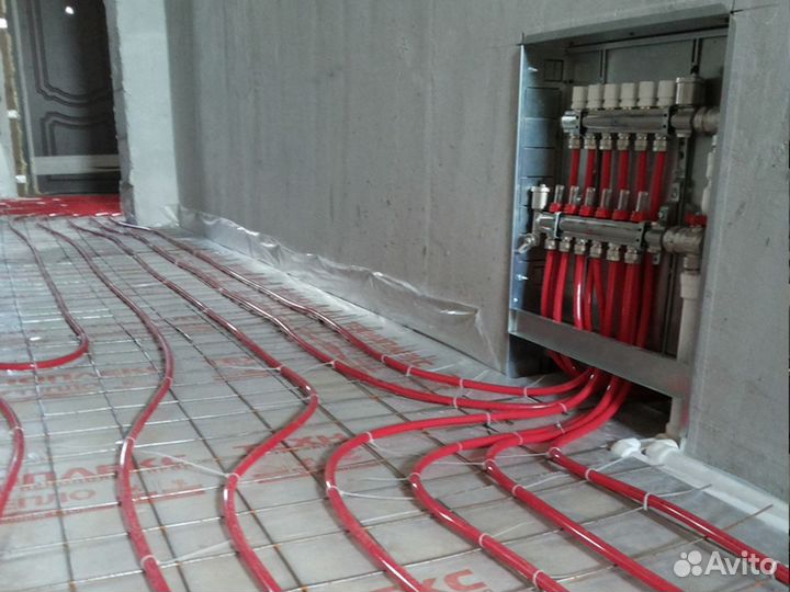 Монтаж систем отопления в доме