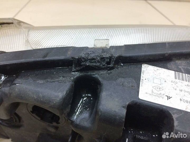 Фара левая рем комплект Renault Logan