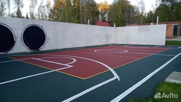 Резиновое покрытие бесшовное