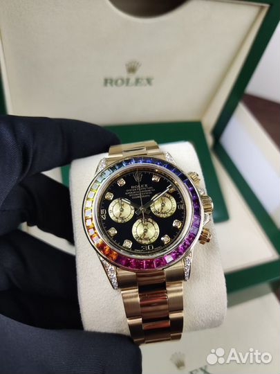 Швейцарские часы Rolex Daytona Rainbow Custom 1165