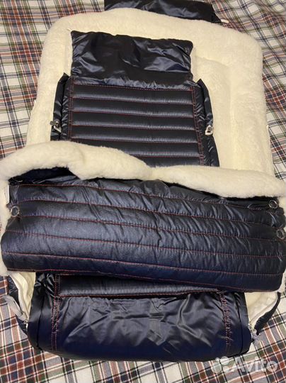 Зимний конверт в коляску