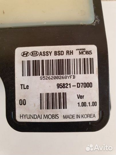 Блок контроля слепых зон правый Hyundai Tucson 3