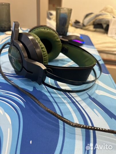 Игровые наушники bloody с подсветкой