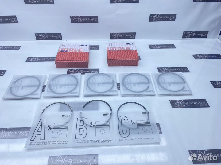 Комплект колец на 6 поршней STD VW VAG 3.0 TDI BKS