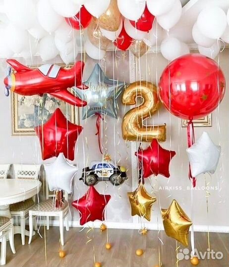 Шары гелевые /воздушные /фотозоны /доставка