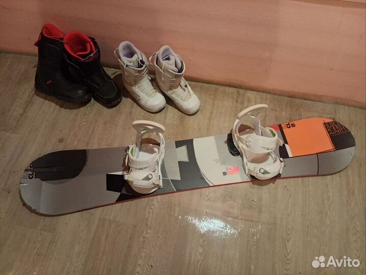 Сноуборд Burton 151 см. Комплект