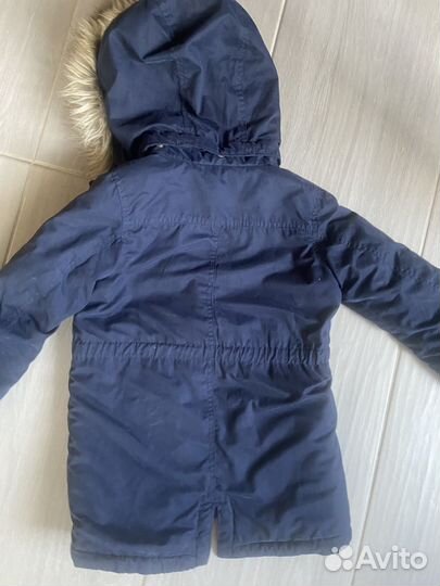 Парка для девочки H&M 122 см