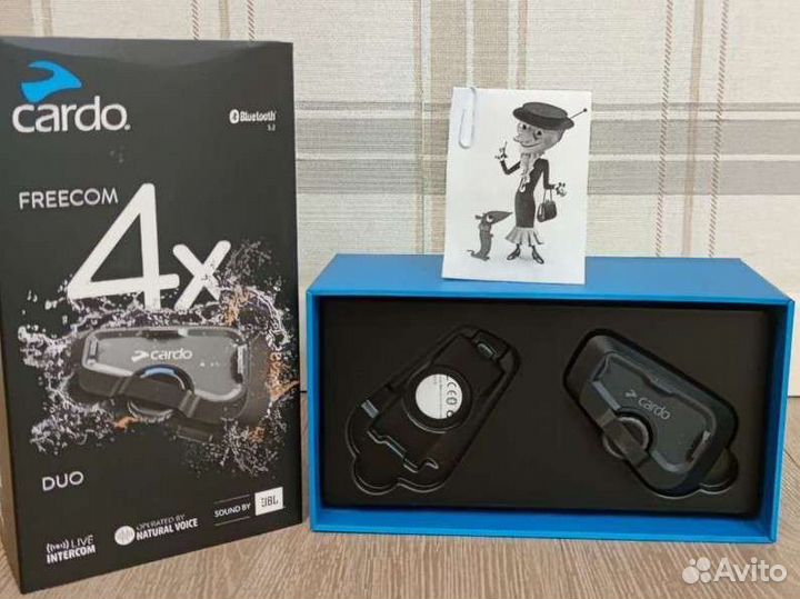 Мотогарнитуры Cardo Freecom 4x. Наличие