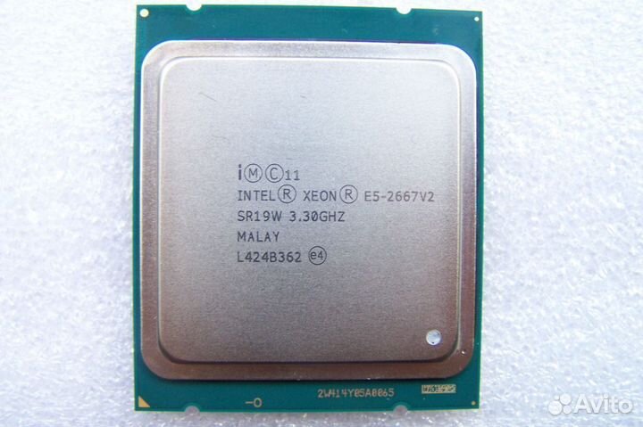 Intel xeon E5-2667V2 3.30 ггц SR19W 8-core
