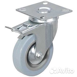 Колесо аппаратное SCgb 42 100мм с тормозом