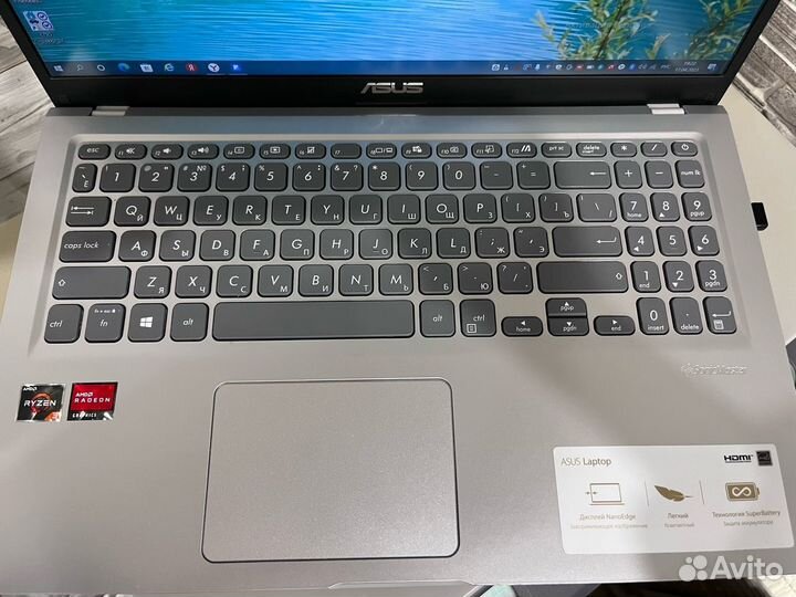 Ноутбук asus laptop 15 d515da-bq1253