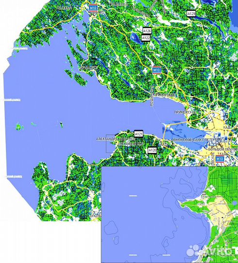 Карты Garmin топо 6.41 дороги России. Запад и Вос