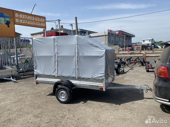 Прицеп Эксперт 2,6х1,5 с тентом 1,5м в Ульяновске