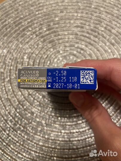 Линзы acuvue oasys for astigmatism