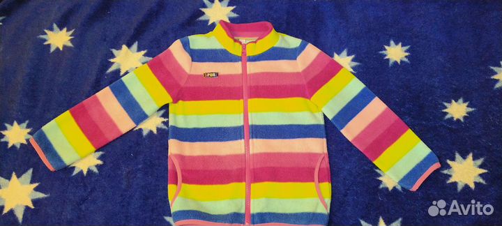 Тёплая флисовая кофта