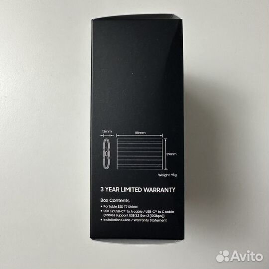 SSD жесткий диск Samsung T7 Shield 1TB