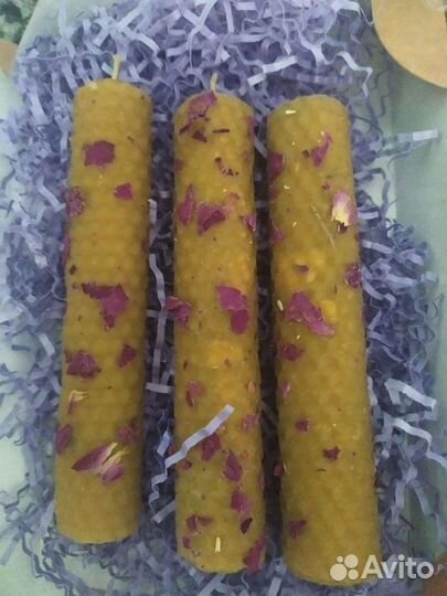 Свечи восковые ручной работы