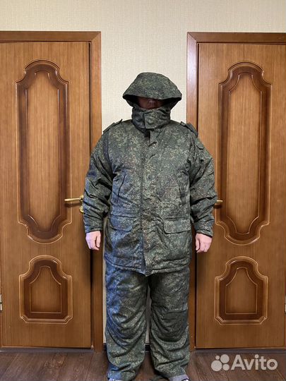 Куртка и брюки камуфлированные зимние