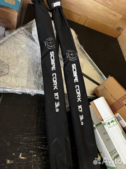 Пара удилищ Nash Scope Cork + чехол nash