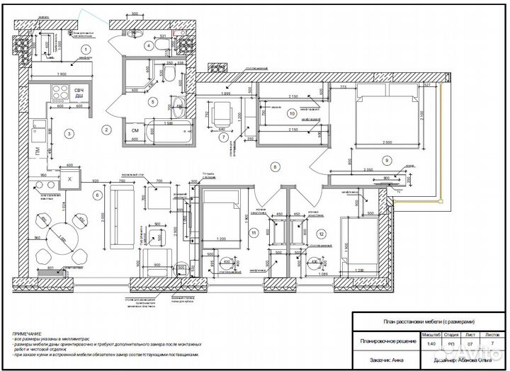 Планировочное решение