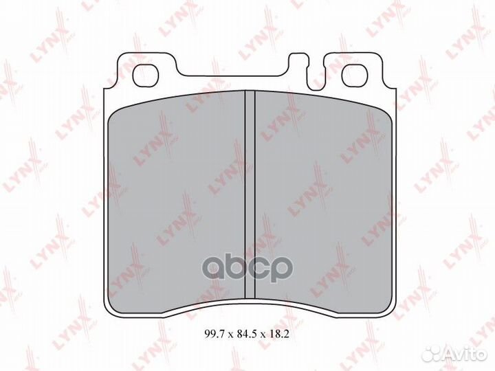 Колодки тормозные дисковые перед BD5333 LYN